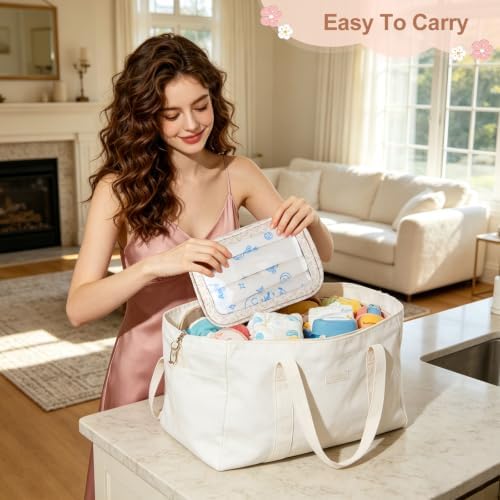 YOPCDJ 3PCS Diaper Bag Organizer Pouch Set, TSA Approved Toiletry Bag, Purse - Image 2
