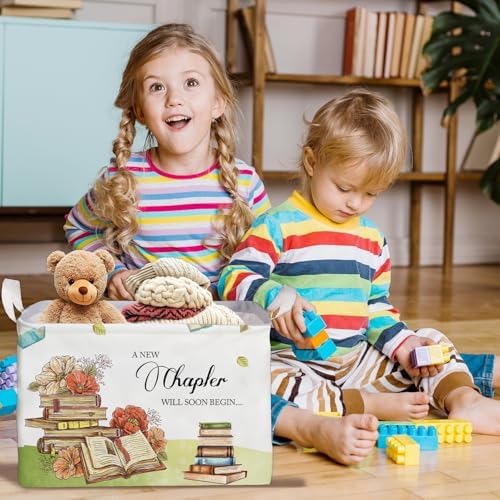 Book Theme Foldable Storage Basket - Image 5