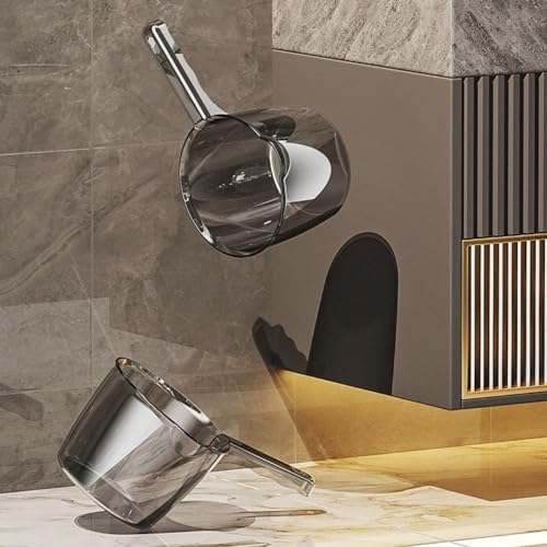 Transparent Water Scoops Plastic Water Ladle Long Handle Water Spoon Bath Ladle - Image 3