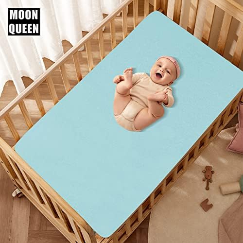 MOONQUEEN 2-Pack Baby Fitted Crib Sheets - Image 4