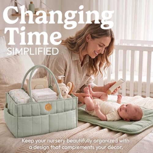 Baby Diaper Caddy Organizer - Image 2