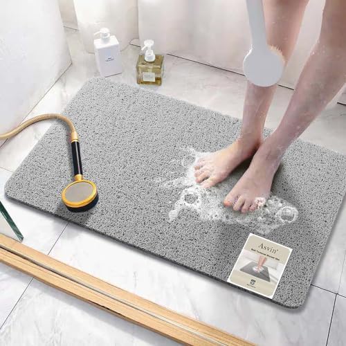 Asvin Soft Textured Bath, Tub Mat, 47x16 Inch, Phthalate Free, Non Slip Comfort by Unknown