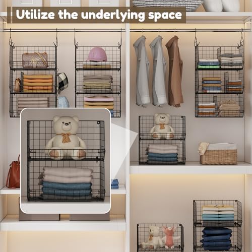 Jautokerdar 4 Tier Hanging Closet Organizer - Image 5