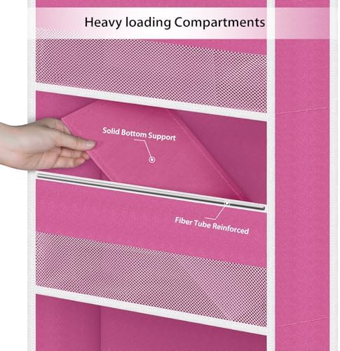 Univivi Fabric Over Door Hanging Organizer - Image 5