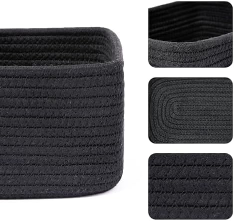 MiniArk Small Storage Baskets for Organizing | Closet Organizer Bins | Shelf - Image 2