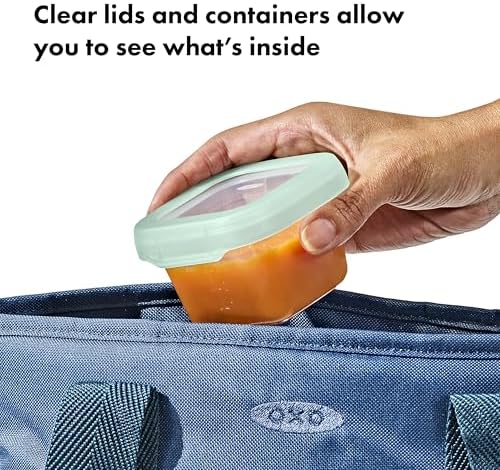 OXO Tot 12-Piece Baby Blocks Food Storage Container Set - Image 4