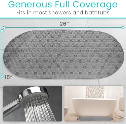 Vive Oval Bathtub Mat - Image 5