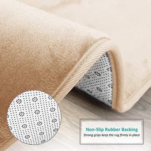 Clara Clark 2 Piece Bathroom Rugs Bath Mat Set, Velvet Memory Foam Bath Mats - Image 5