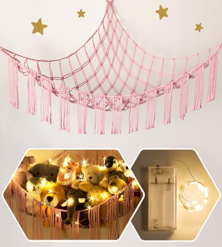 Stuffed Animal Hammock Corner Net by RelaxScene