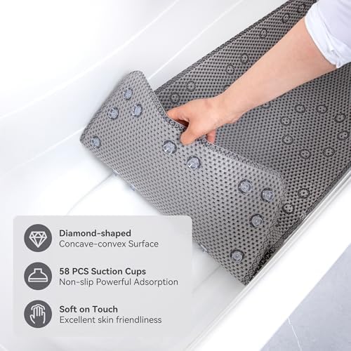 Bathtub Mat Non Slip, Soft Foam Bath Mat - Image 2