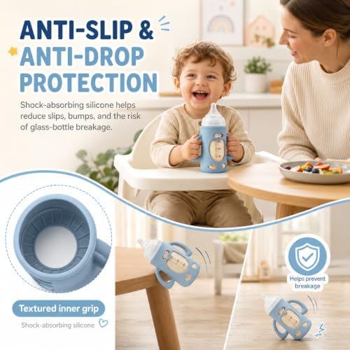 3 Pack Baby Bottle Handles & Holders - Image 4