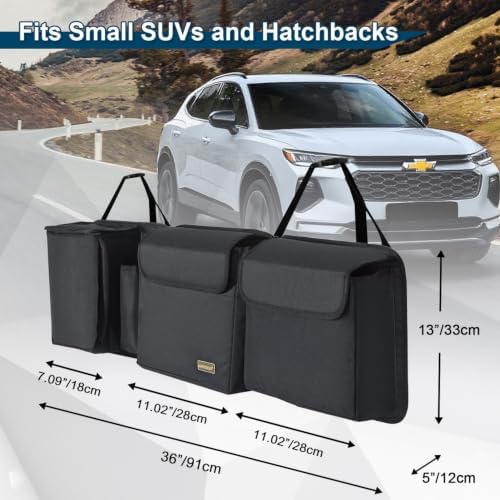 Deluxe Car Trunk Organizer, Detachable Backseat Hanging Organizer Storage - Image 2