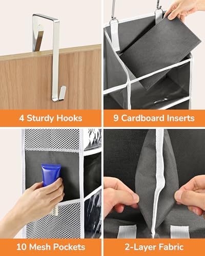 ULG Over the Door Organizer, 5-Tier Extra Large Hanging Storage - Image 4