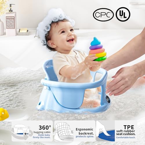 Baby Bath Seats for Babies Sitting Up, Infant Bath Chair for 6+ Months - Image 5