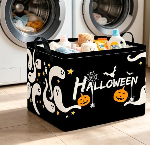 CLOCOR Rectangular Storage Basket, Collapsible Cute Pattern Storage Bin - Image 5