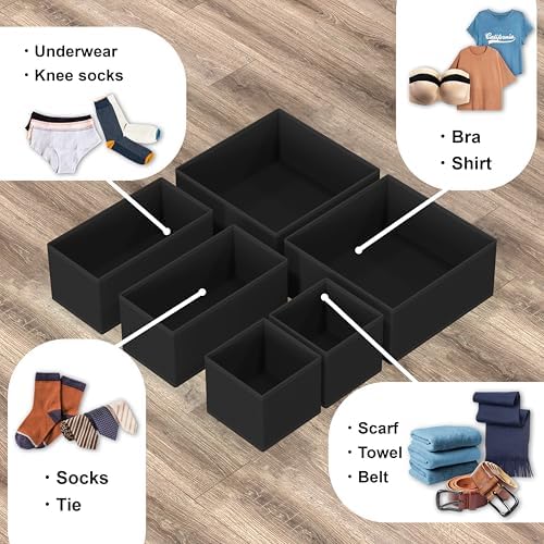 Simple Houseware Foldable Drawer Organizer Stocking Bin - Image 4