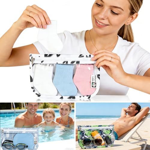 HIONXMGA TSA Approved Toiletry Bag, Waterproof Makeup Cosmetic Bag - Image 2