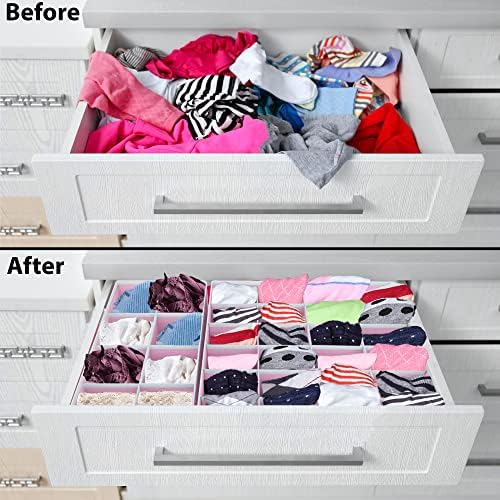 Simple Houseware 4-Pack Drawer Organizer Set - Image 3