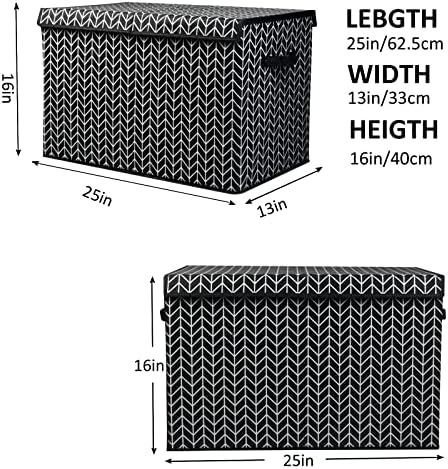 Large Toy Storage Box Chest for Kids, Sturdy Toy Box Bin Baskets - Image 5
