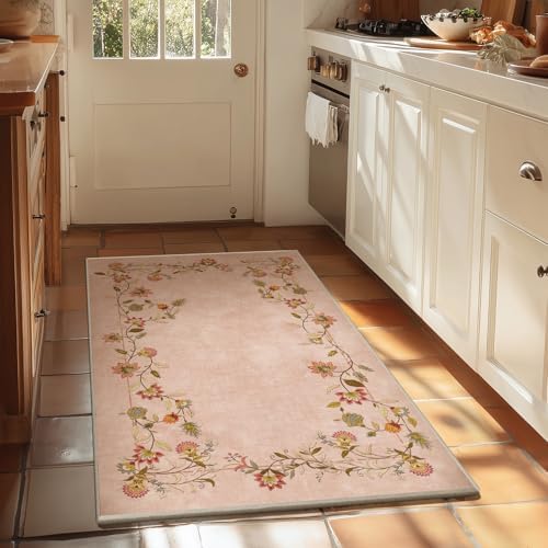 3x5 Washable Area Rugs for Entryway: Small Living Room Rug Non Slip Carpet - Image 4