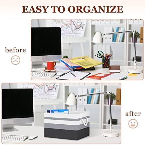 Fab totes Storage Bins 6-Pack, Foldable Storage Baskets - Image 5