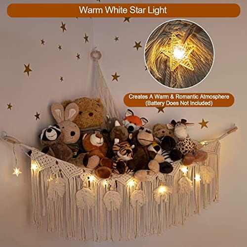 Macrame Stuffed Animal Storage - Image 3