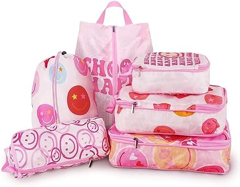 6 Pcs Compression Packing Cubes, Packing Cubes by Xmzsdz