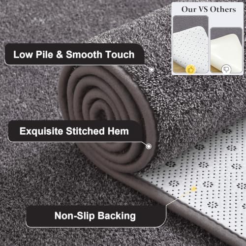 Keeko 2x4 Area Rugs for Living Room, Soft Washable Memory Foam Bedroom Rug - Image 2