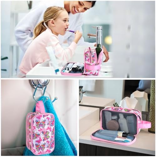 Kids Toiletry Bag for Girls, Travel Toiletry Bag for Little Young Girls - Image 6