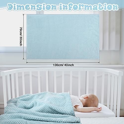 Newwiee 3 Pcs Baby Blankets Fleece Ultra Soft, Bright Color - Image 2