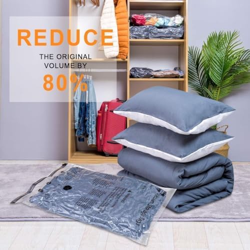 GONGSHI Vacuum Storage Bags for Clothing, 20-Piece Set - Image 6