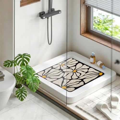 Square Shower Mat Non Slip 21x21 Inch - Image 2
