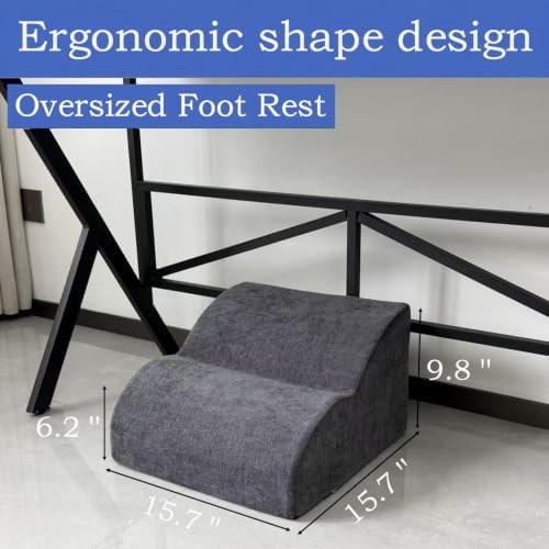 Foot Rest for Under Desk at Work.Multifunctional 3-Tier Foot Stool - Image 2