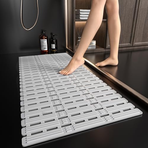 XIYUNTE Shower Mat Non Slip Bathtub Mat, 36 x 16 inches Rubber Bath Mat by XIYUNTE