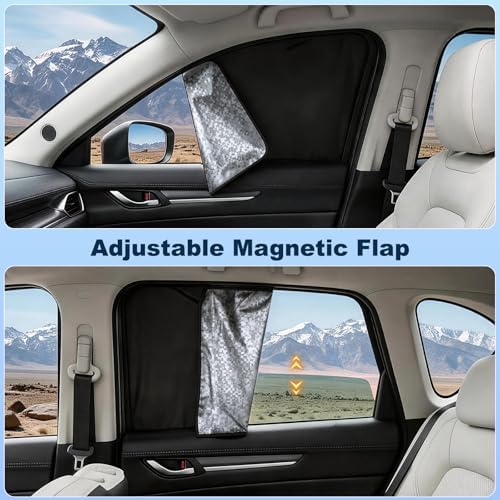 ZATOOTO Front Side Window Sun Shade - Image 3
