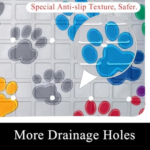 Non Slip Bathtub and Shower Mat 26.8x15.1 inch, Bath Mat - Image 2