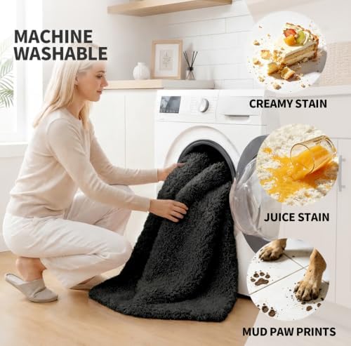 ILANGO Bathroom Rugs 30" × 20", Extra Soft Absorbent Microfiber Bath Rugs - Image 3