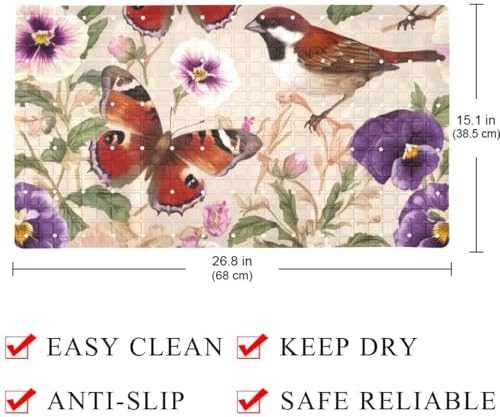 Baby Bath Mat Non Slip 26.8"x15.1" Bathtub Mat - Image 4