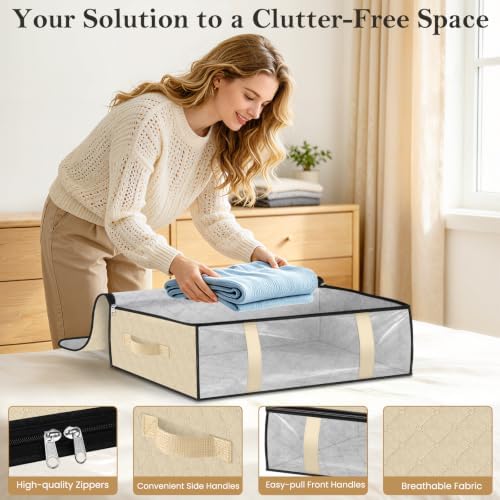 StorageRight Under Bed Storage Bags, 4 Pack - Image 3