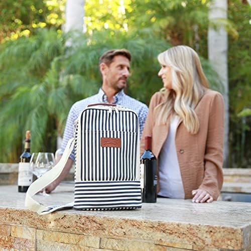 Tirrinia 2 Bottle Wine Cooler Bag Tote - Image 5