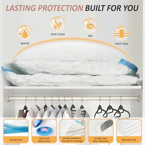 8 XXL Jumbo Vacuum Storage Bags - Image 4