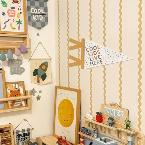 Cool Kids Pennant Banner Flags Toddler Bedroom Playroom Decor - Image 5