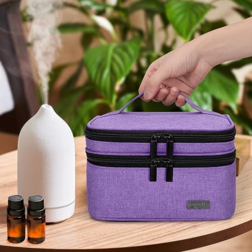LUXJA Double-Layer Essential Oil Carrying Case Holds 30 Bottles - Image 6