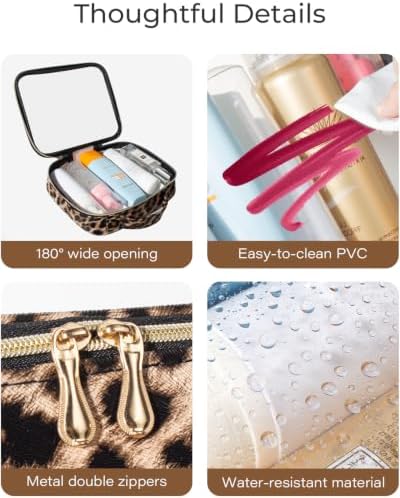 3 Pack Clear Toiletry Bag for Women, TSA Approved Organizer for Travel Size - Image 5