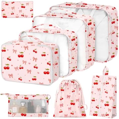 Packing Cubes for Travel, 8 Set Luggage Organizer Bags by Hatisan