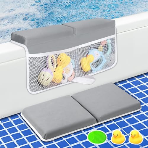 Bath Kneeler and Elbow Rest Pad Set, Quick Dry Baby Bath Kneeling Pad Thick by CAMELUS