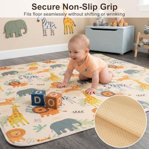 Basumee Splat Mat for Under High Chair, Waterproof & Mess-Proof Floor Mat - Image 4