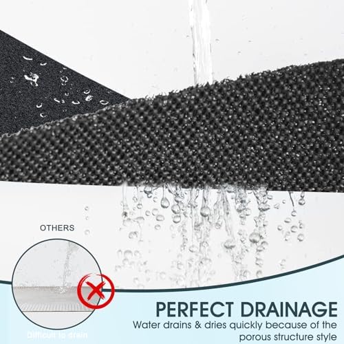 SONGZIMING Shower Mat Non Slip 40.2 x16.1 Inch, Loofah Shower Mat Anti Slip Tub - Image 3