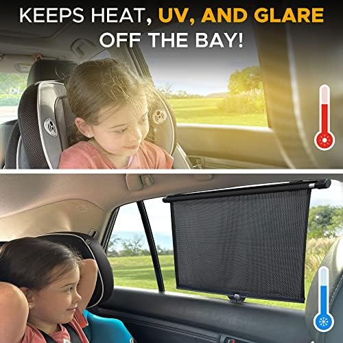 EcoNour Car Window Shades for Baby | Car Window Covers - Image 6