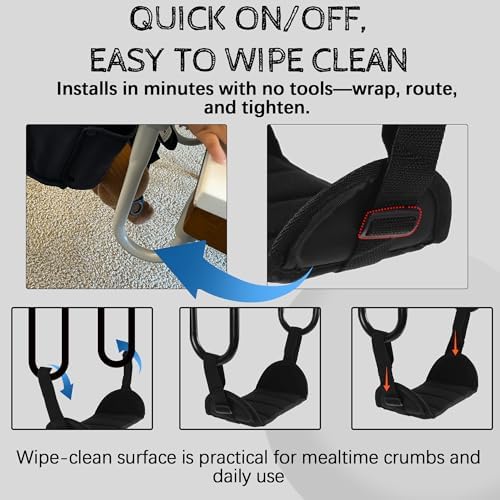 Adjustable Baby Footrest for Clip-On Table Chair - Image 5